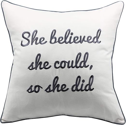 Amazon Com Yugtex Pillowcases She Believed She Could So She Did