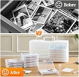 Lifewit Photo Storage Box 4x6 Case 14 Inner Boxes 80-100 Photos view 4