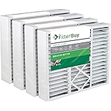 Filterbuy16x26x5 Air Filter MERV 8 Dust Defense (4-Pack), Pleated HVAC AC Furnace Air Filters for Electro-Air, Emerson, White Rodgers, & Comfort Plus (Actual Size: 16.00 x 25.75 x 4.88 Inches)