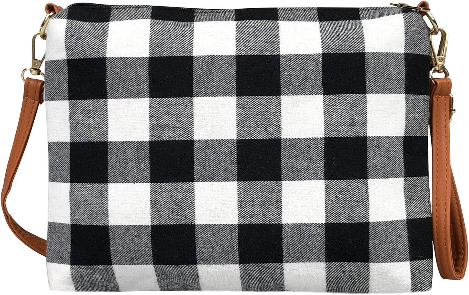 buffalo plaid crossbody