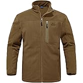 Rdruko Men's Fleece Jackets Full Zip Lightweight Outdoor Hiking Jackets Winter Coats