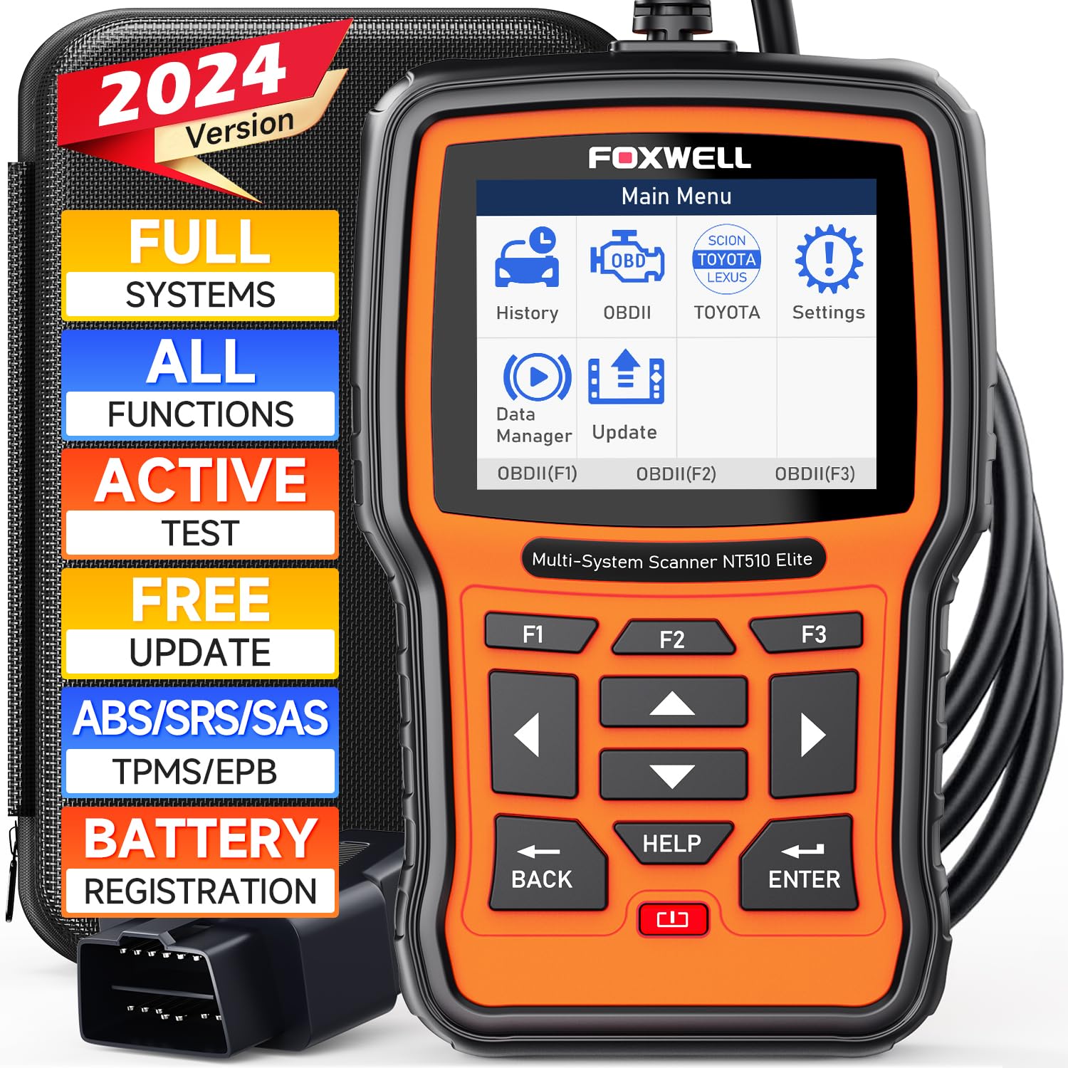 Mua 2024 FOXWELL NT510 Elite OBD2 Scanner fit for Toyota Lexus Scion ...