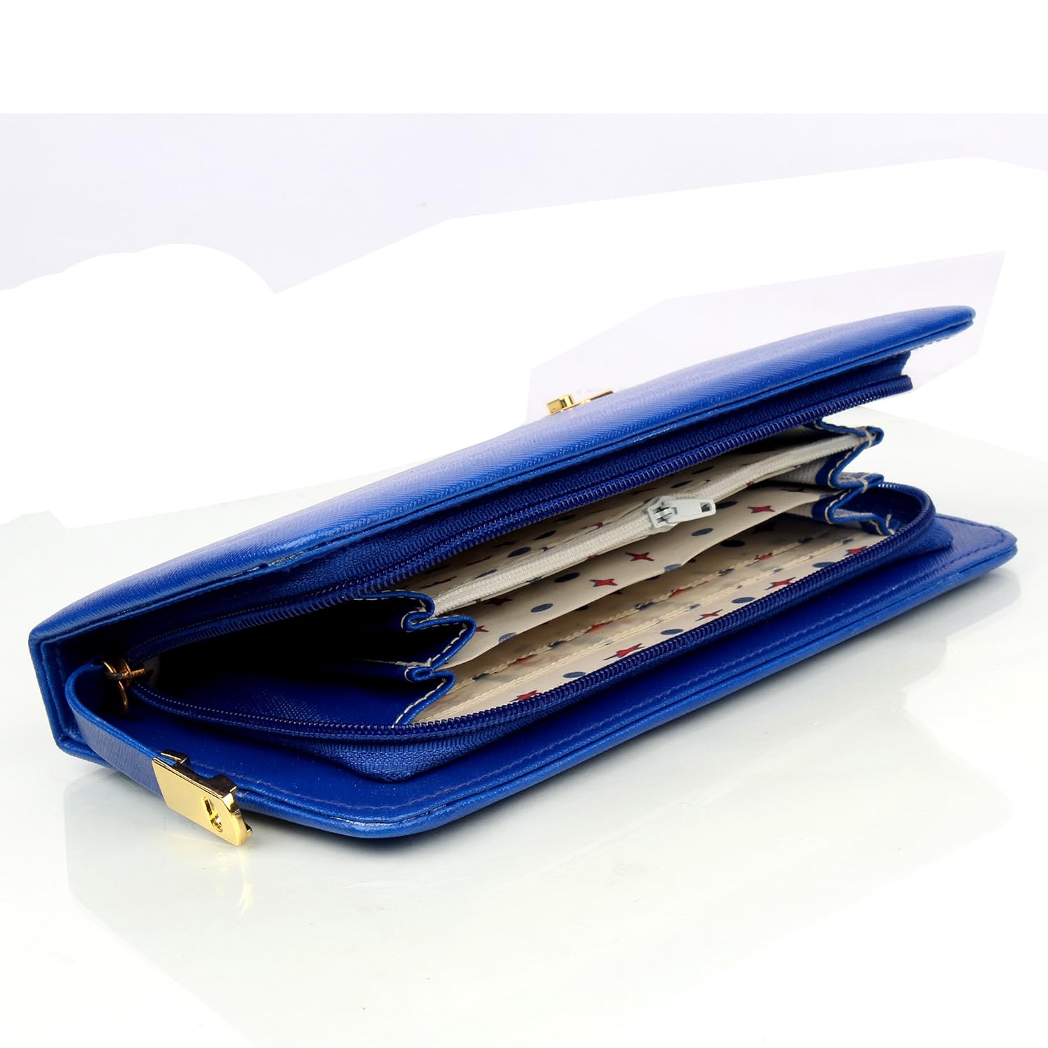 mammon women's wallet clutch combo of 2 (multicolor,magnet-br)