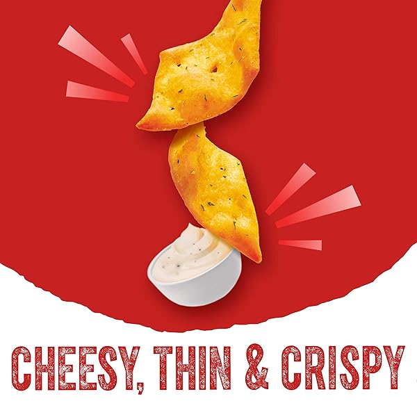 CHEEZ-IT SNAP’D, CHEESY BAKED SNACKS, CHEDDAR SOUR CREAM AND ONION, 7.5OZ BAG