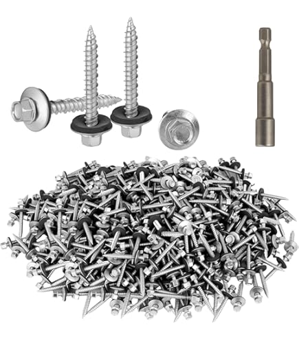 Power Pro #10 X 1-1/2-in Black Powder Coating Self-drilling - Foto 6