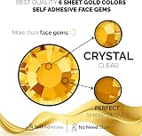 FaceGEM London 6 PCS Face Gems Adhesive Glitter Jewelry Sticker Z6ZAKMIX-C view 6