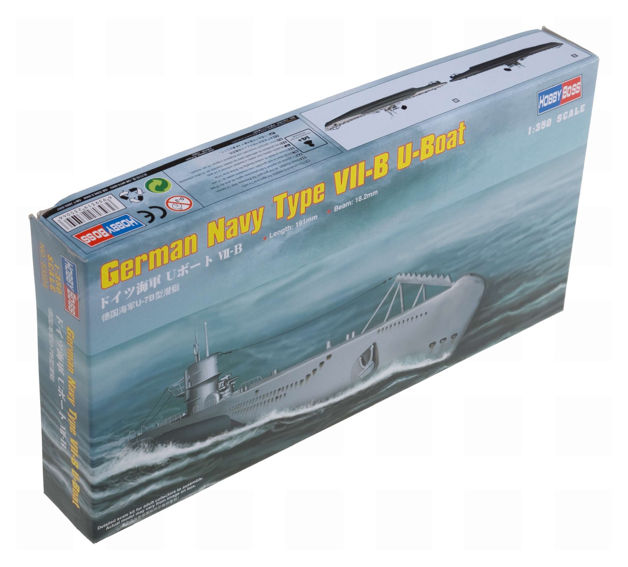 Hobby Boss Type VIIB UBoat Boat Model Building Kit Buy Online in