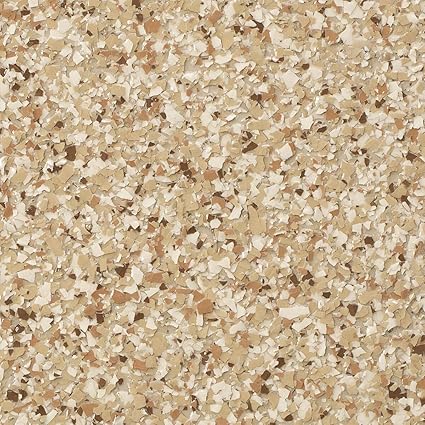 Garage Fx Epoxy Floor Coating 1 8 Medium Tan Flake Covers Up To 875 Sq Ft