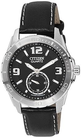 Citizen Eco-Drive Analog Black Dial Mens Watch CA0351-59E
