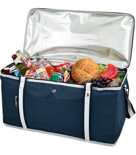 ICE N COLD Insulated Picnic/Shopping Cooler Bags, Pack Of 2, Lightweight Soft Collapsible, Large Capacity, 35lbs, Fast Same Day Shipping - View #5