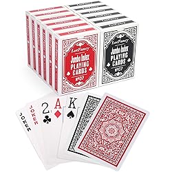 LotFancy Playing Cards, Large Print, 12 Decks of