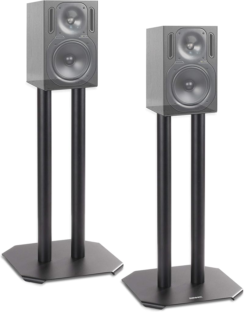Duronic SPS1022/40 Speaker Stands 40cm Hi-Fi Stereo Sand Fillable Cones