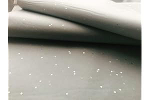 InsideMyNest Sparkly Glitter Gemstones Tissue Paper (30x20 inches) (Silver Dust)