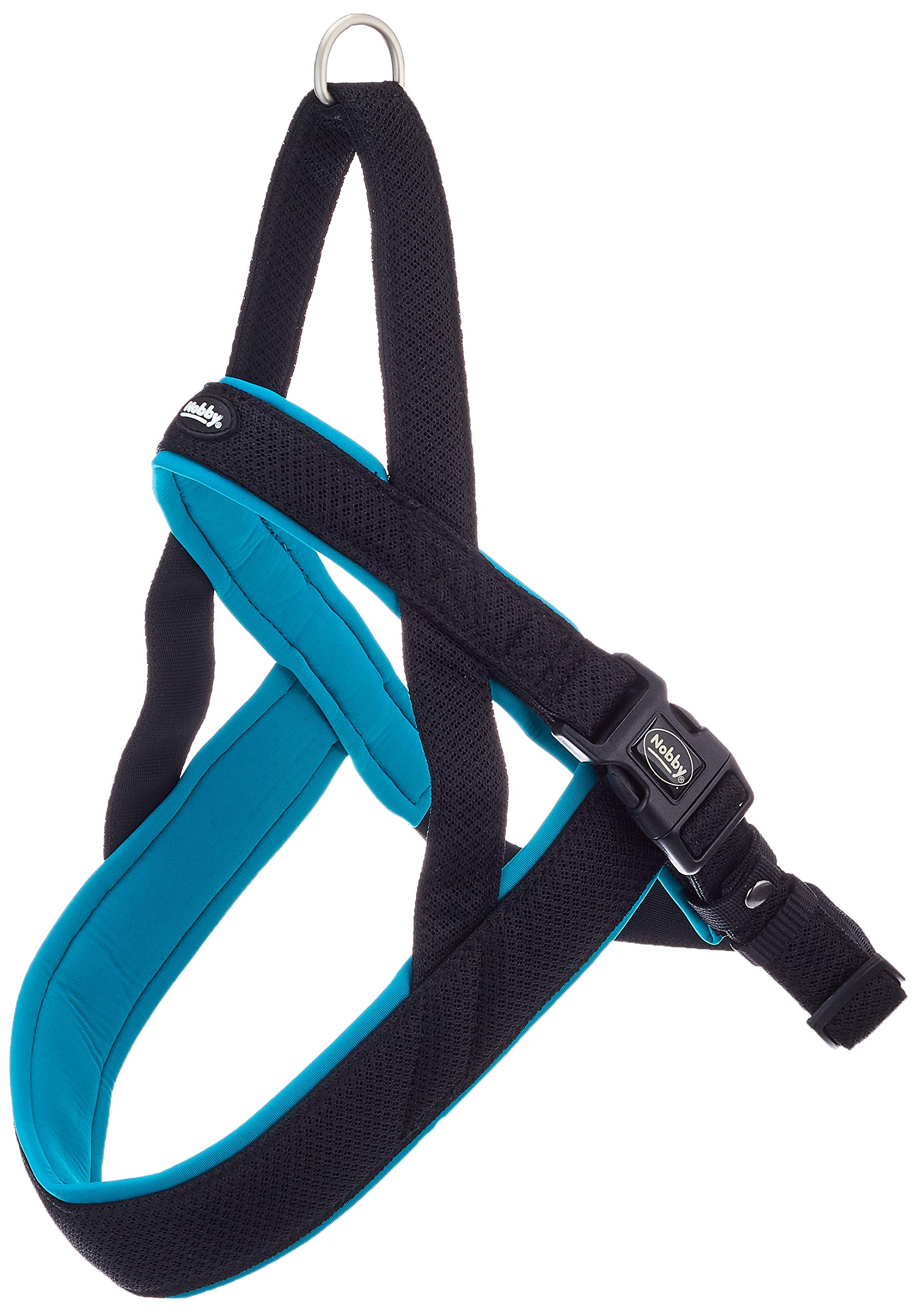 Nobby Preno Mesh Norwegian Harness, 68 - 85 cm+54 cm/40 - 45 mm, Turquoise