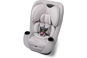 Maxi-Cosi Pria Max 3-in-1 Convertible Car Seat, Infant to Toddler Car Seat, ClipQuick Magnetic Chest Clip, Quick-Install Latch, Machine-Washable Cover, 5-100 lbs, Oyster Shell