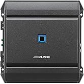 Alpine S-A60M, S Series Class D Monoblock Subwoofer Amplifier, 600 Watts