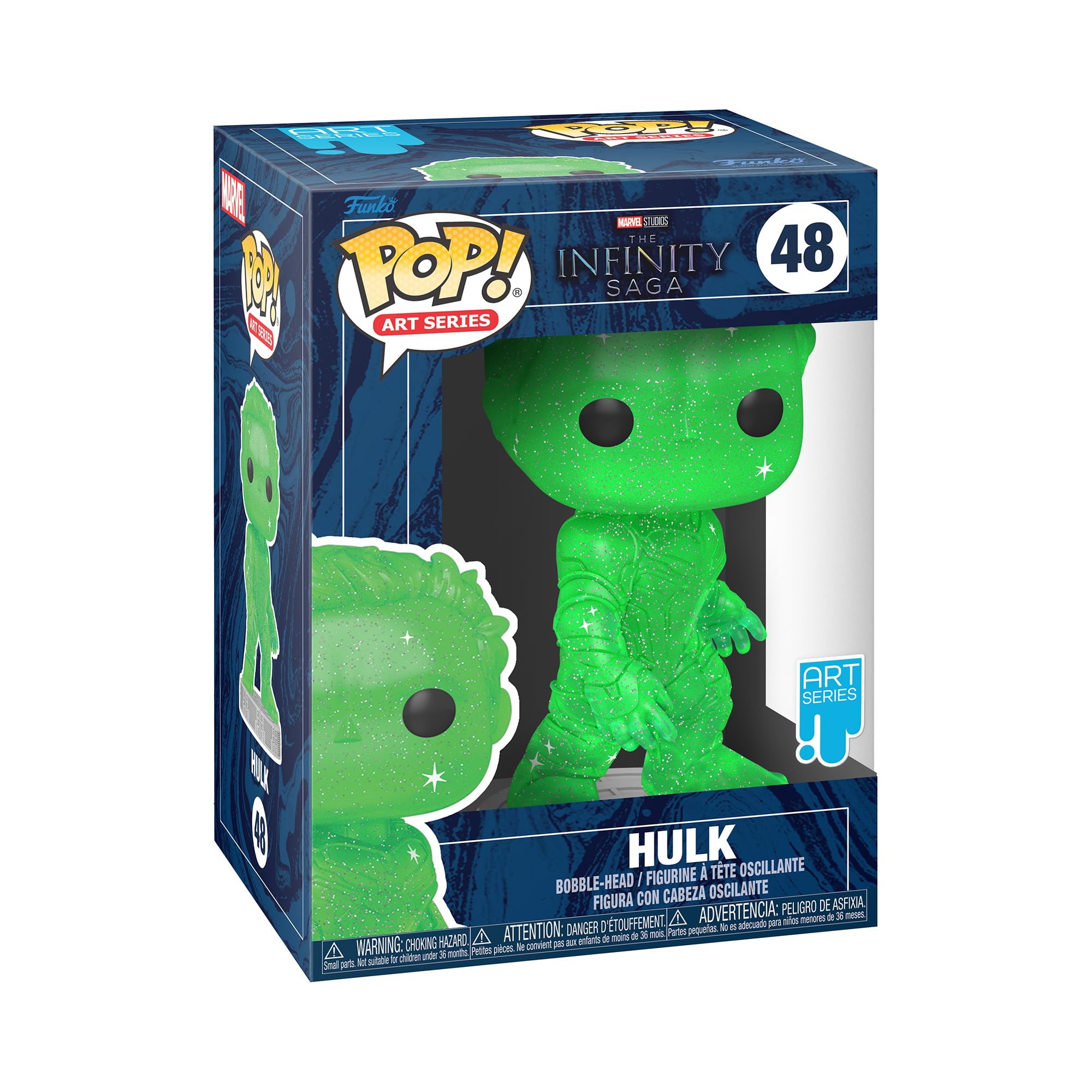 Funko Pop! Artist Series: Marvel Infinity Saga - Object - Hulk - Green - Avengers - Collectable Vinyl Figure - Includes Premium Plastic Protector Display Case - Gift Idea - Official Merchandise