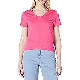 Amazon Essentials Women's Regular Fit 100% Cotton V-Neck Short Sleeve T-Shirt