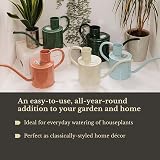 Kent & Stowe 1L Indoor Watering Can Forest Green Galvanised Steel view 3