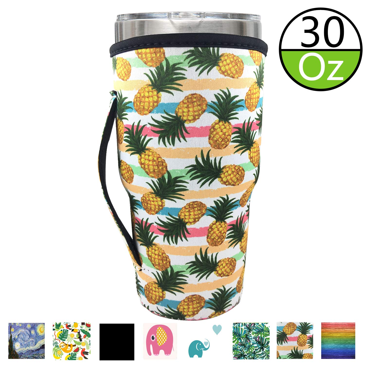 Reusable Neoprene Iced Coffee Cup Sleeve Neoprene Insulated Sleeves Cup Cover Holder Idea For 30oz 32oz Tumbler Cup Trenta Starbucks Large Dunkin Donuts Only Cup Sleeves Buy Online In Botswana At Botswana Desertcart Com Productid