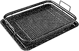 MUSENTIAL 2-Piece Non-Stick Air Fryer Tray Bakeware
