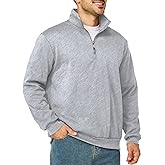 Asrlivp Mens Quarter Zip Pullover Lightweight Mock Neck Sweatshirt Casual Long Sleeve Sweaters