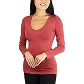 ToBeInStyle Women's Long Sleeve V-Neck T-Shirt