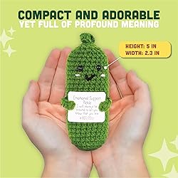 Positive Pickle Cards - Crochet Jar, Affirmation