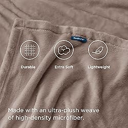 Bedsure GentleSoft Fleece Throw Blanket for Couch