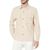 Vince Mens Linen Melange Overshirt