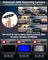 Vtopek Reversing Camera AHD 1080P/720P/CVBS/PAL 360° Rotation IP69K Car Camera view 2