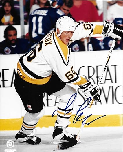 mario lemieux signed jersey