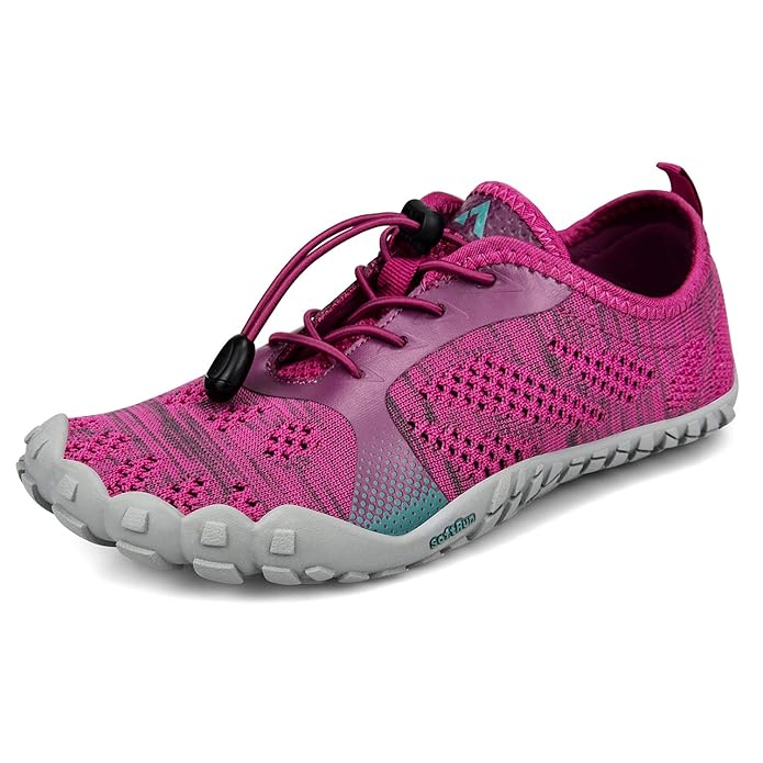 Troadlop Herren Damen Outdoor Fitnessschuhe Barfußschuhe Atmungsaktiv Badeschuhe Rutschfest Straßenlaufschuhe