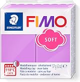 Staedtler Fimo Soft Oven-Hardening Polymer Modelling Clay Lavender 57g Block