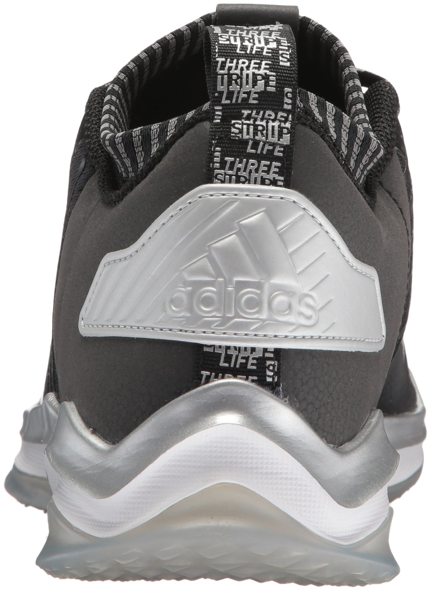 adidas Men�s Icon Trainer Baseball Shoe, Black/Whi