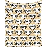Homieblanket Sloth Blanket for Boys Girls, Cute Sloth Themed Design Printed Throw Blankets for Kids Lap, Chair Sofa, Warm Soft Cozy Blanket, 40"x 50"