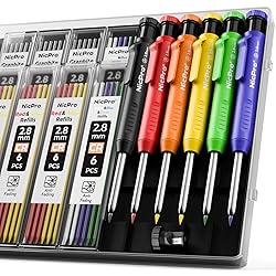 Nicpro 6 Pack Carpenter Pencil with