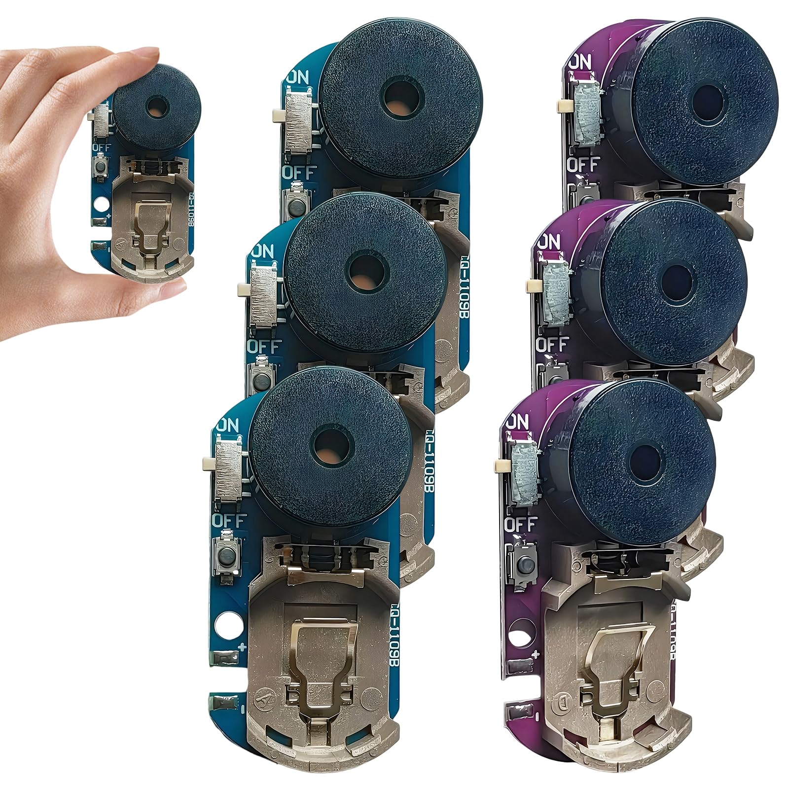 6 Pack Cricket Prank Devices,New Noise Making Gag with 20 Fun Sounds, Ideal for Home Parties