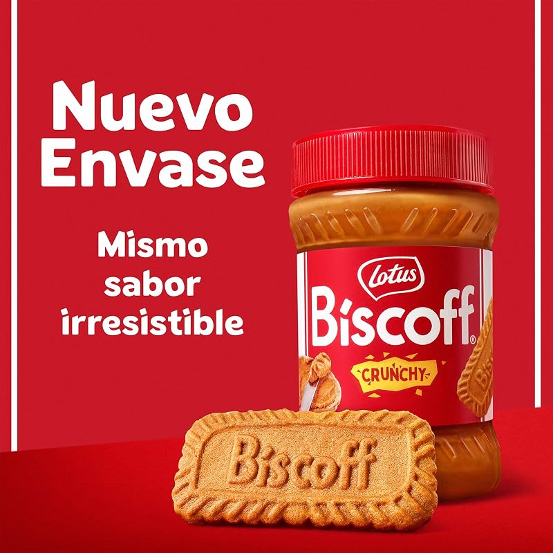 Biscoff lótus biscoff | creme para barrar | crocante | sabor caramelizado original | vegano | sem aromas ou cores artificiais | frasco pet | 380g
