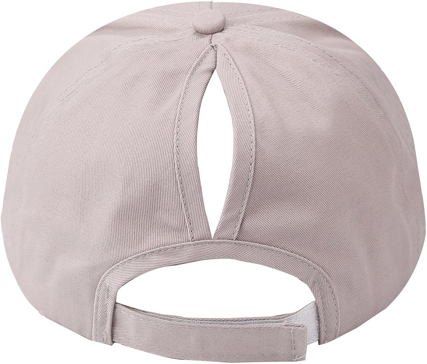 NeuFashion Ponycap Messy High Bun Ponytail Adjustable Mesh Trucker Baseball Cap Hat, Black, One Size at  Women’s Clothing store