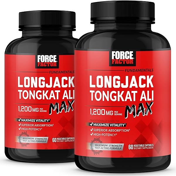 FORCE FACTOR LONGJACK TONGKAT ALI MAX, TONGKAT ALI...