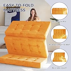 MAXYOYO Tri-Fold Mattress, 6 Inch Tufted Folding