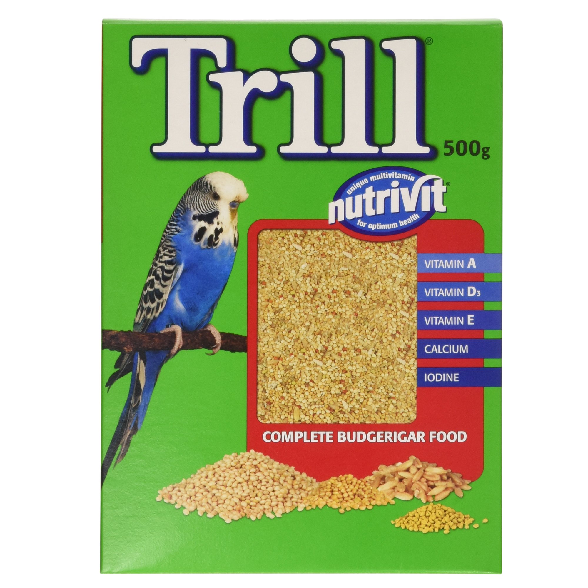 Trill Nutrivit Budgerigar Food, 500g
