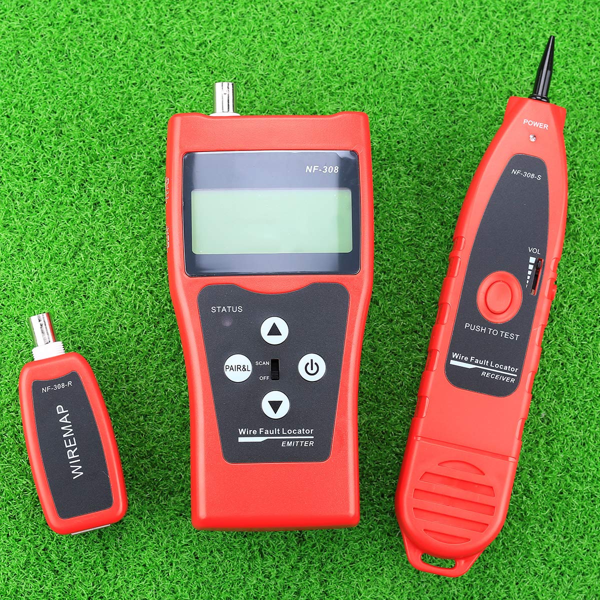 NF-308 Network Telephone Audio Cable Length With Tester Remote Identifier, orange - Image 3