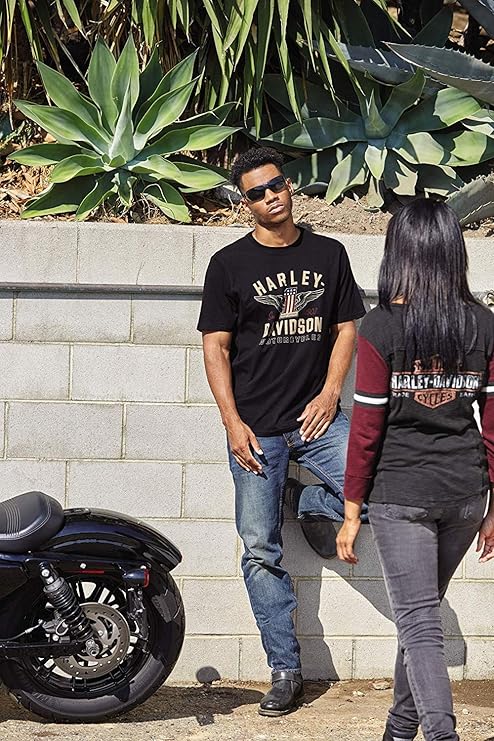 金盒特价 Harley-Davidson 哈雷 经典#1图案 男式短袖T恤 $28 海淘转运到手约¥207 金盒特价 Harley-Davidson 哈雷 经典#1图案 男式短袖T恤 $28 海淘转运到手约¥207