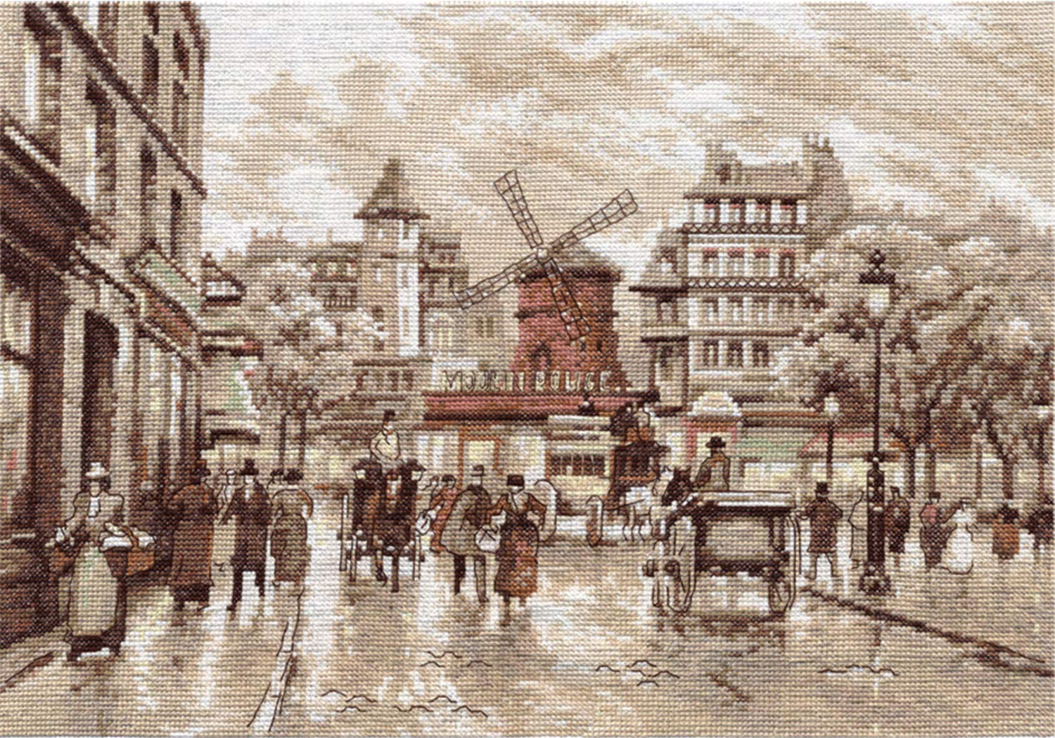 PANNA Cross Stitch Kit, Multicoloured, 37,5x27cm