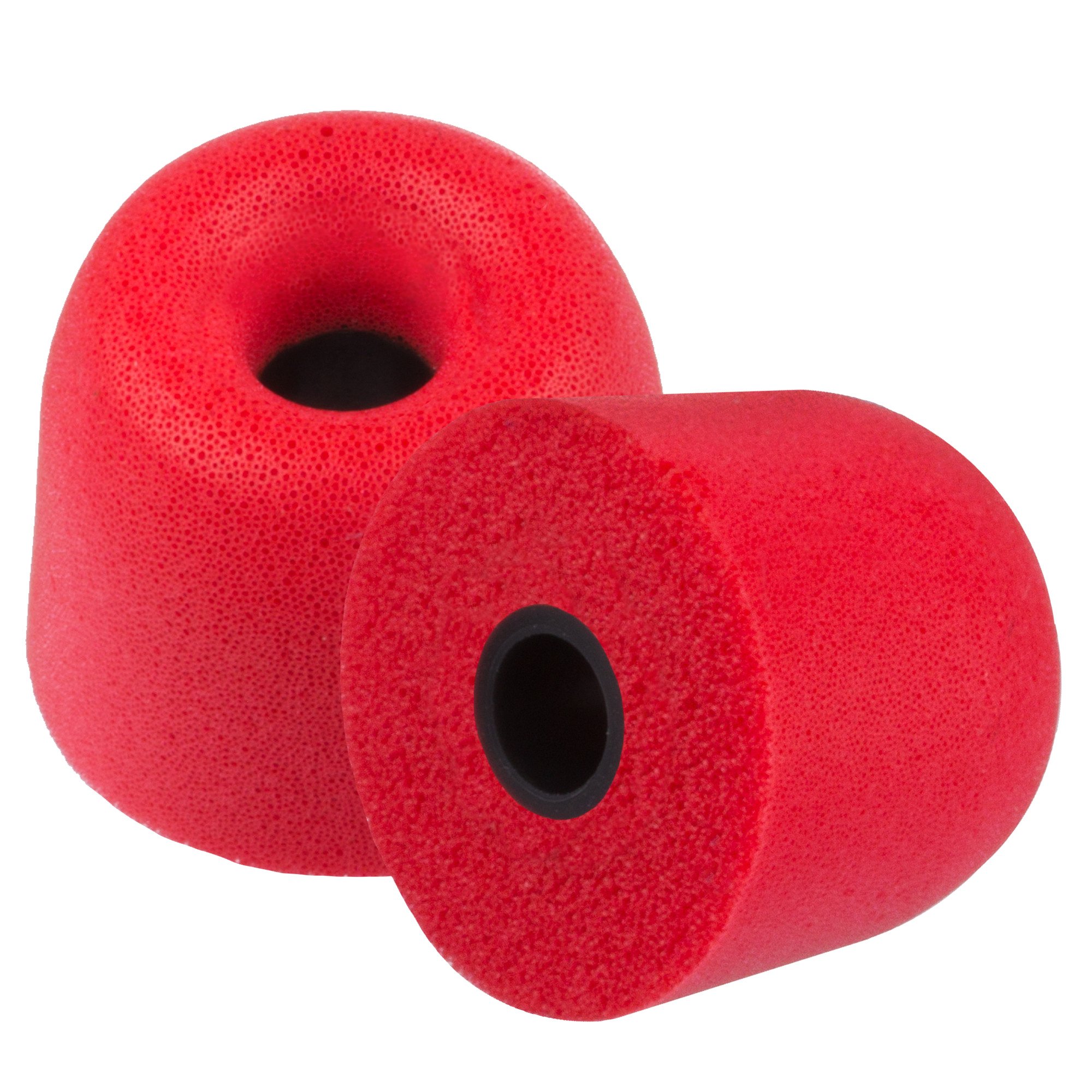 Xcessor Bullet FX-40 Medium Replacement Comfort Foam Earbuds - Red (Pack of 8)
