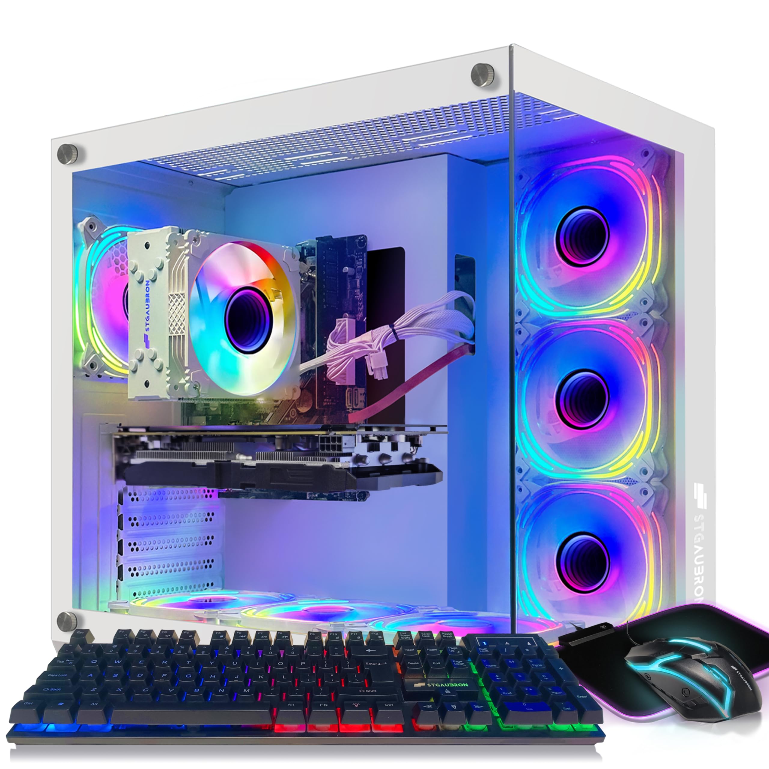 STGAubron Gaming PC Computer Deskto, Radeon RX 6600