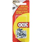 OOK Glazing Push Points, Glazier Points, Steel, Zinc Finish (45 Piece), Metallic
