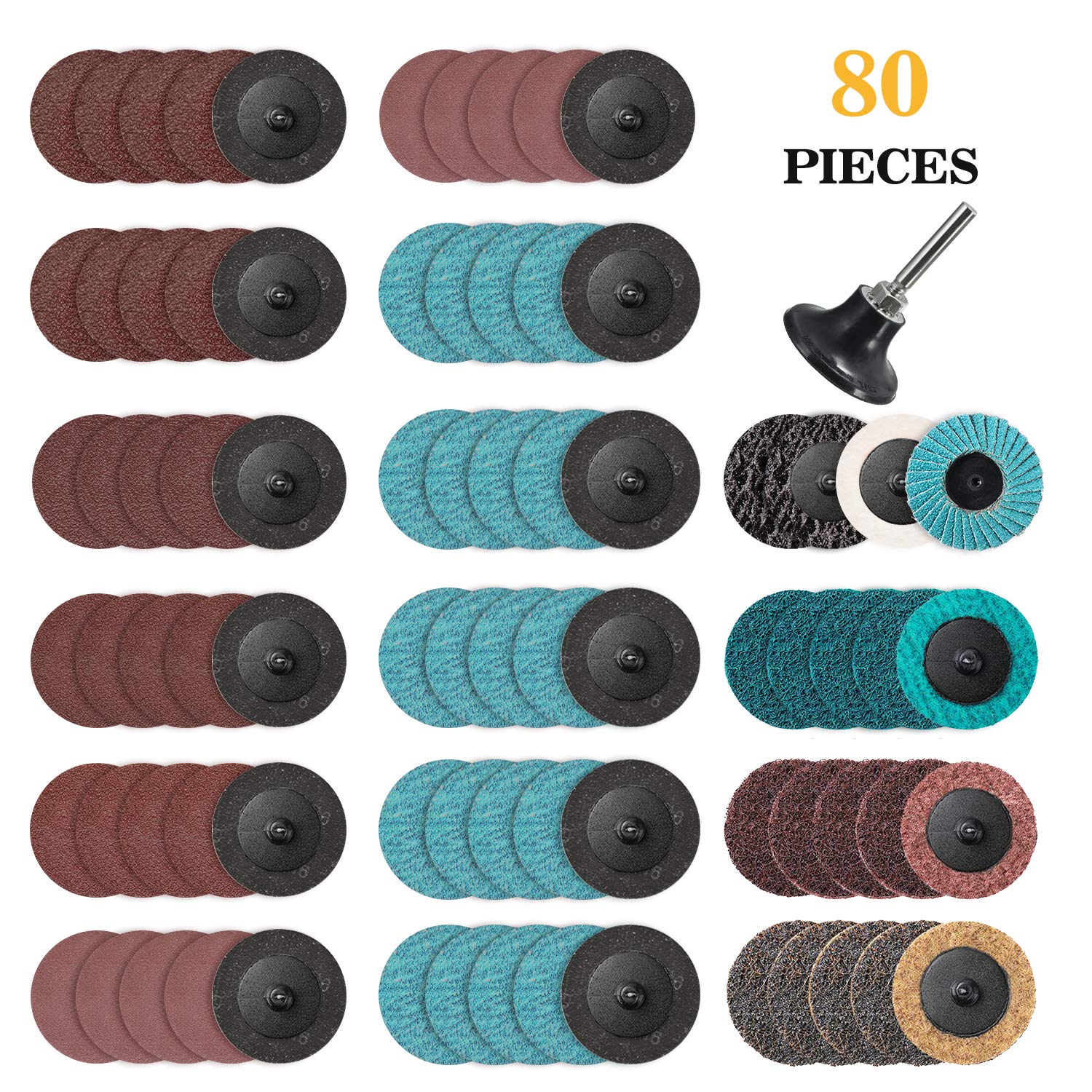 EVERTOOL Disques Fibre Aluminum Oxide Grinding Wheel Sanding Disc Fibre - View #4